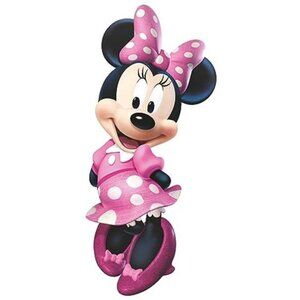 Minnie Mouse Wall Decal Giant Peel and Stick Bedroom Kids Room Disney Sticker